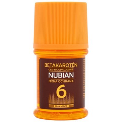 Nubian Betakaroten olej na opalování SPF6 60 ml