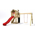 Monkey´s Home Malý pirát MAD s červenou skluzavkou – Zboží Mobilmania
