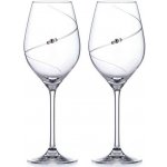 Diamante Sklenice na víno Silhouette 2 x 360 ml – Sleviste.cz