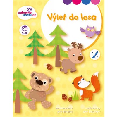 Ditipo Omalovánky pro šikulky Výlet do lesa 21,5 x 27,5 cm věk 5-8 – Hledejceny.cz