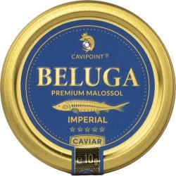 Cavipoint Beluga Imperial sturgeon caviar 1 g tin