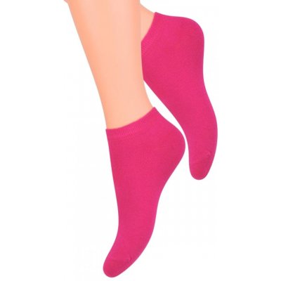 Steven kotníkové ponožky 052 růžová tmavá – Zboží Mobilmania