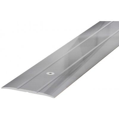 Acara přechodová lišta vrtaná rovná AP4/4 hliník elox stříbro, 38 mm 2,7 m