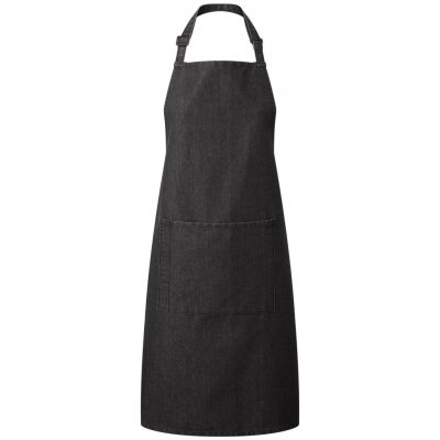 Premier Workwear Keprová pracovní zástěra s kapsou z kolekce Colours Collection černá denimová 72x86cm PW154 – Hledejceny.cz