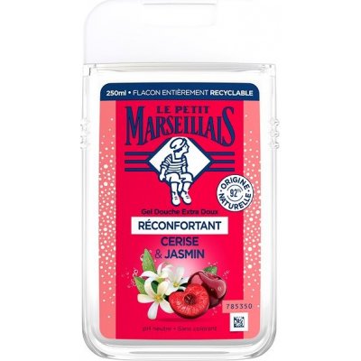 Le Petit Marseillais Extra Gentle Shower Gel Cherry & Jasmin 250 ml sprchový gel se zklidňující vůní unisex – Zboží Mobilmania