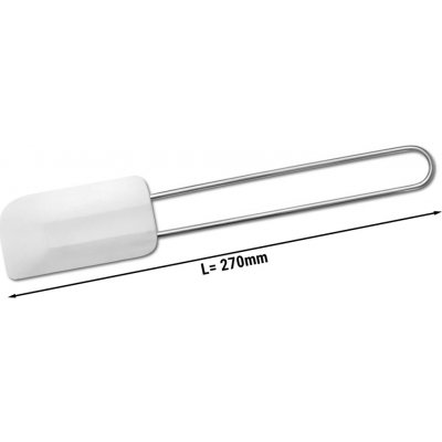 G.Gastro Silikonová stěrka / škrabka na těsto - délka: 27 cm - D9778627 – Zbozi.Blesk.cz
