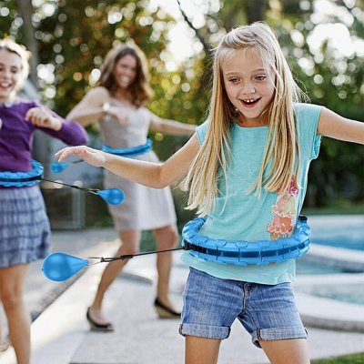 MSport Hula hoop s výstupky 46 cm modrý – Zboží Dáma