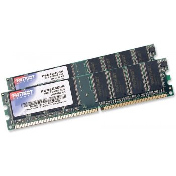 Patriot Signature Line DDR 2GB 400MHz CL3 (2x1GB) PSD2G400K