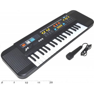 Klávesnice Wiki s mikrofonem 54 cm – Zboží Dáma