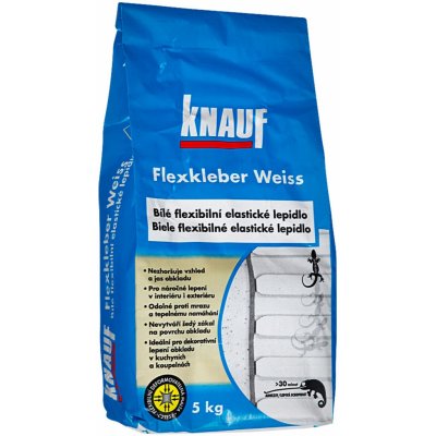 KNAUF Flexkleber Flexibilní lepidlo 5 kg bílé – Zboží Mobilmania