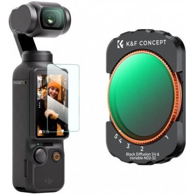 K&F Concept 2pcs DJI Osmo Pocket 3 Kit ND2-32&1/4 – Zboží Živě