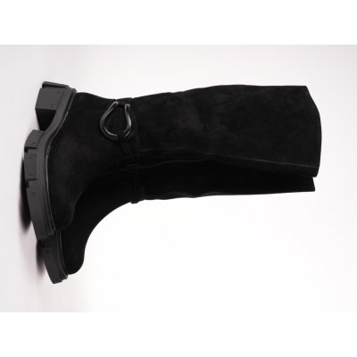 EPICA dámské kozačky semišové černé – Zboží Dáma