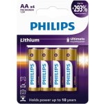 Philips Ultra Lithium AA 4ks FR6LB4A/10 – Zboží Mobilmania
