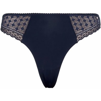 Tommy Hilfiger Dámská tanga Everyday Lace S UW0UW04207DW5 Modrá – Zboží Mobilmania