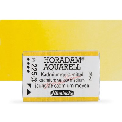 Schmincke Horadam akvarelové barvy v celé pánvičce 225 středněžlutá cadmium – Zboží Mobilmania