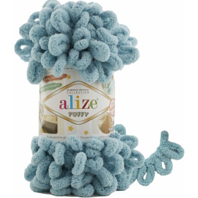 Alize příze Puffy 414 ledově modrá – Zboží Dáma