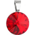 Pavona Stříbrný přívěsek s krystaly Swarovski modrý kulatý-rivoli 34112.3 light turquoise – Hledejceny.cz