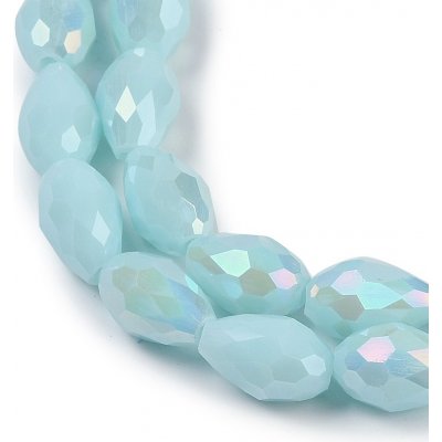 Broušená kapka 15x10mm tyrkysový opál AB – Zboží Mobilmania