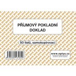 Optys 1318 Příjmový pokladní doklad A6, 50 listů, NCR, propis – Zboží Dáma