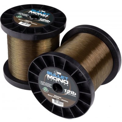 Kevin Nash Bullet Mono Bulk Spool Brown 3000 m 0,33 mm 12 lbs