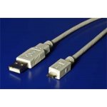 Value 11.99.8755 USB 2.0, USB A(M) - microUSB B(M), 3m, bílý – Sleviste.cz
