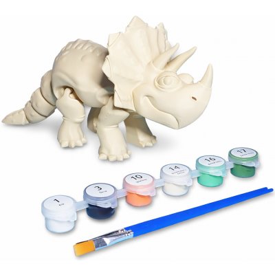 Veselý Tučňák Triceratops Kreativní sada 3D omalovánky – Hledejceny.cz