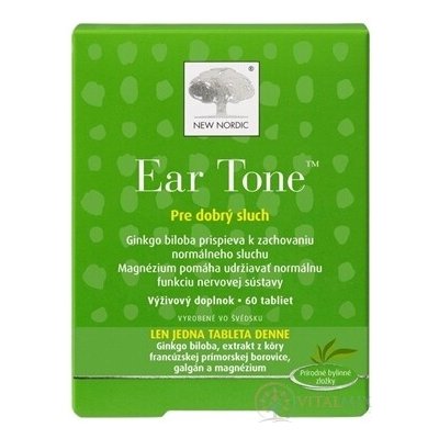 NEW NORDIC Ear Tone 60 tablet – Hledejceny.cz