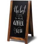 Jansen Display Starožitné dřevěné reklamní áčko s vysouvací tabulí, 590 x 1070 mm – Zboží Živě