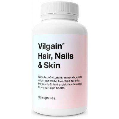 Vilgain Hair, Nails & Skin 90 kapslí – Zboží Mobilmania