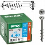 SPAX záp. hlava 4.0x 40 část. závit TX20, certifikovaný, nerez A2 (200 ks) – Hledejceny.cz
