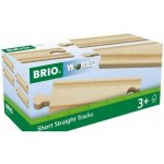Brio Krátké koleje rovné 108 mm 4 ks 33334 – Sleviste.cz