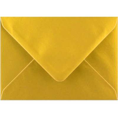 Zlatá metalická obálka 114x162 mm (C6)