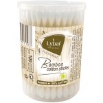 Lybar Vatové tyčinky bambus (kulatá dóza) 100 ks – Zboží Mobilmania