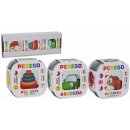 Karetní hra Pexeso 3ks Abeceda Zvířátka Pro děti společenská hra v krabičce 8x21x4cm Hmaťák