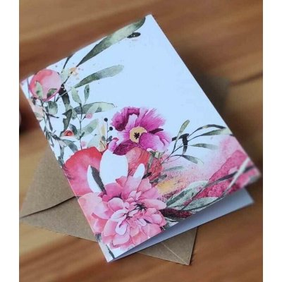 Simply Paper Přání s obálkou 120x170 mm - Růžová zahrada – Zboží Mobilmania