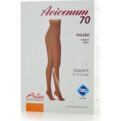 Aries punčochové kalhoty Avicenum Phlebo 70 vysoký klín tělová – Hledejceny.cz