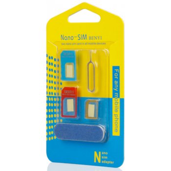 Noosy Nano / micro sim adaptér 5 v 1