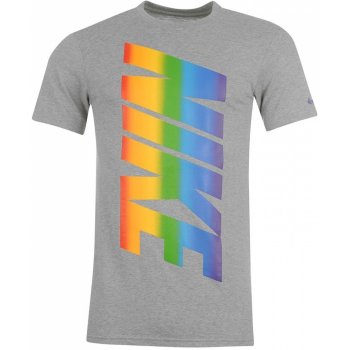 Nike QTT Rainbow Top Mens Grey Heather