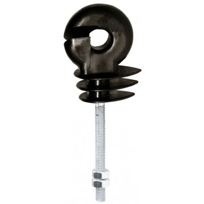 Izolátor kruhový distanční pro elektrický ohradník, se závitem M6 a maticemi - 3,5 cm – Zboží Mobilmania