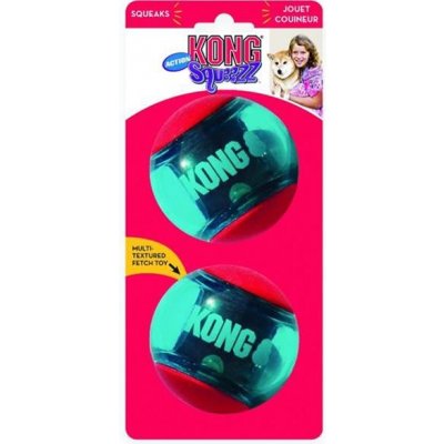 Kong Dog Squeezz Action Lopta s pískatkom guma termoplastická L 2ks – Zboží Mobilmania