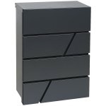 Poštovní schránka RICHTER BK.524.AM (antracit matný), RICHTER antracit matná – Zbozi.Blesk.cz