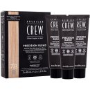 American Crew Classic barva na vlasy pro šedivé vlasy 7-8 Light Precision Blend 3 x 40 ml