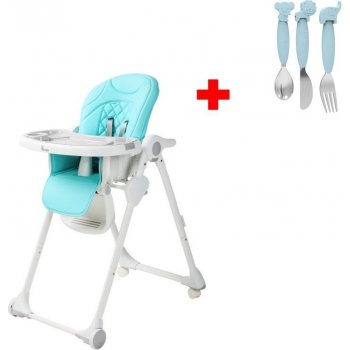 Bo Jungle B-DINNER CHAIR WHEELY Blue