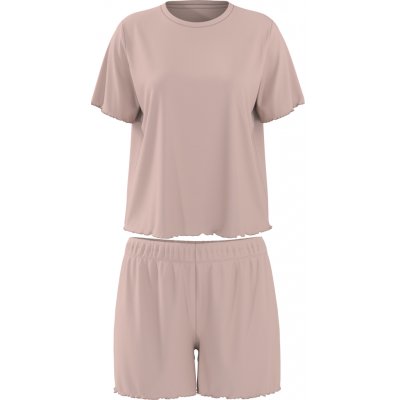 esmara Dámské vroubkované pyžamo růžová – Sleviste.cz