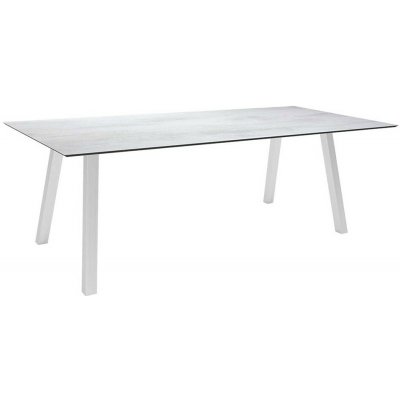 Stern Jídelní stůl Interno, obdélníkový 220x100x75 cm, profil nohou čtvercový, rám nerez, deska HPL, Cement light – Hledejceny.cz