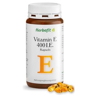 Herbafit Vitamín E přírodního původu 400 I.E. 240 kapslí – Hledejceny.cz