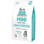 Brit Care Mini Grain-free Light & Sterilised Rabbit & Salmon 2 kg – Zboží Mobilmania