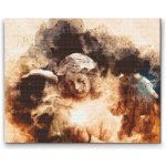 Vymalujsisam MALOVÁNÍ PODLE ČÍSEL ANDĚL SE SLZOU NA TVÁŘI – Zboží Dáma