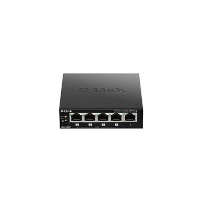 D-Link DES-1005P B1 5-Port 10/100 PoE Desktop Switch, 4x PoE+, 60W pro PoE – Zboží Živě