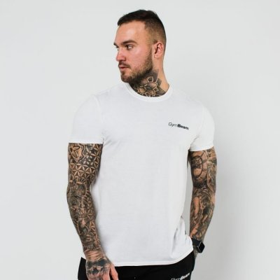GymBeam T-shirt Basic white – Zboží Mobilmania